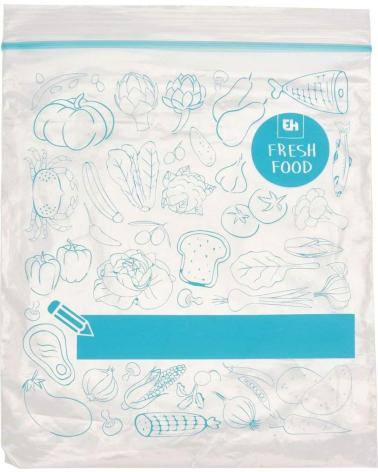 EXCELLENT BOLSAS DE COCINA CON CIERRE HERMÉTICO MULTICOLOR
