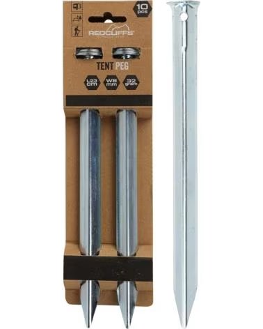 REDCLIFFS STAHL-HERINGE SET FÜR CAMPING UND GARTEN MULTICOLOR