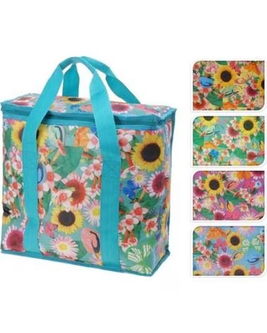 EXCELLENT MULTIPURPOSE THERMAL BAG WITH FLORAL PRINT MULTICOLOR