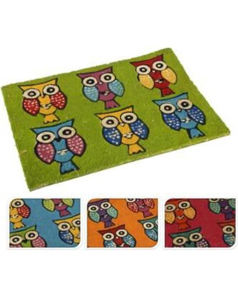 EXCELLENT ALFOMBRA INFANTIL CON DISEÑO DE BÚHOS MULTICOLOR