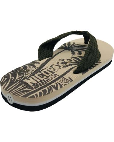 NICOBOCO CHANCLA DE DEDO HIPPIE BEIGE PARA HOMBRE