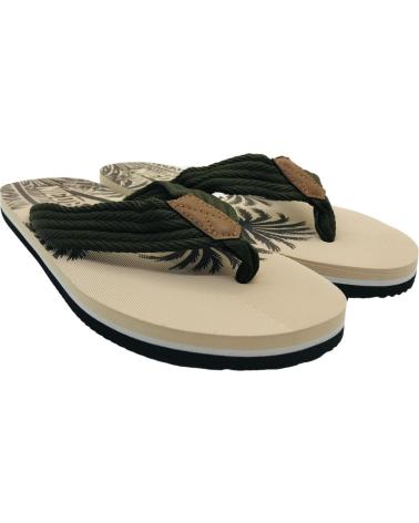 NICOBOCO CHANCLA DE DEDO HIPPIE BEIGE PARA HOMBRE