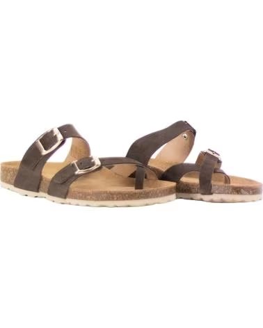 KESLEM SANDALIAS DALMA EN COLOR PARA MUJER MARRON