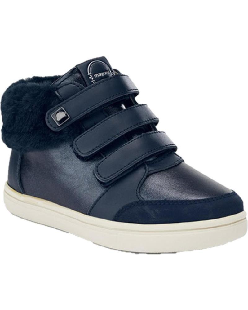 Zapatos de Mujer MAYORAL BOTA PELO 44241 AZUL MARINO