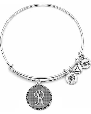 ALEX AND ANI AND A08EB91RS ARMBAND MIT BUCHSTABEN-ANHÄNGER