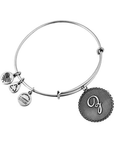 ALEX AND ANI AND A08EB91ZS ARMBAND MIT BUCHSTABENANHÄNGER