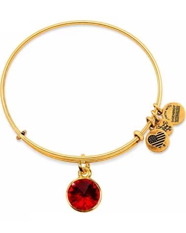 ALEX AND ANI PULSEIRA AND A12EB246RG COM PINGENTE DE PEDRA VERMELHA