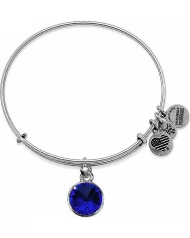 ALEX AND ANI PULSERA AND A12EB248RS CON DIJE DE CRISTAL AZUL