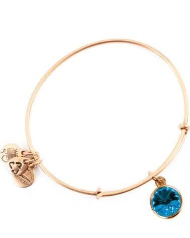 ALEX AND ANI PULSEIRA AND A12EB251RG COM PINGENTE AZUL