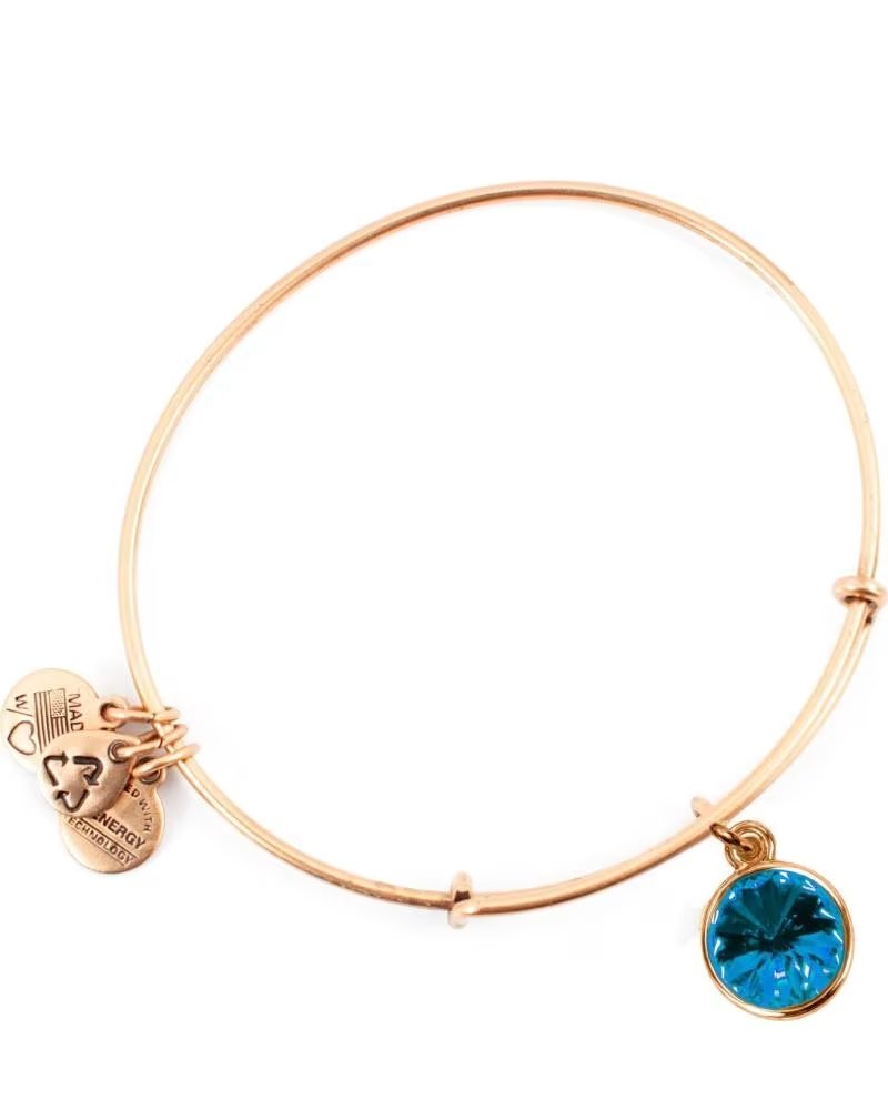 ALEX AND ANI PULSEIRA AND A12EB251RG COM PINGENTE AZUL