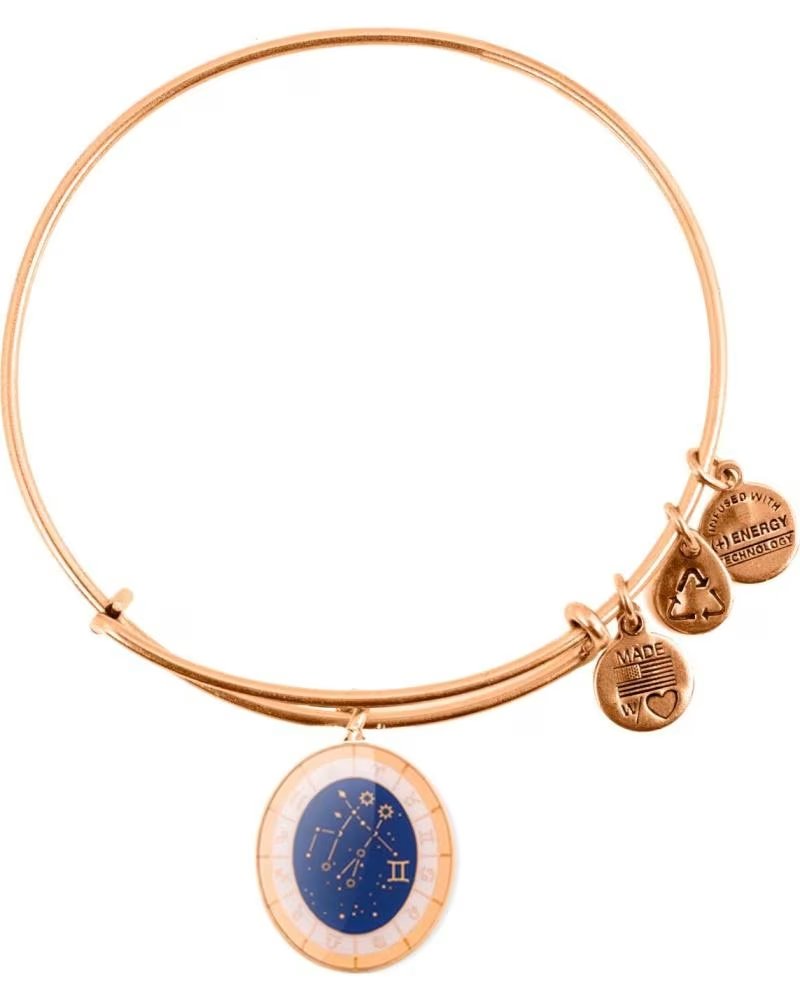 ALEX AND ANI PULSERA AND A15EB62YG CON COLGANTE OVALADO AZUL