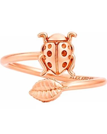 ALEX AND ANI AND A16RW03R RING MIT MARIENKÄFER- UND BLATT-DESIGN
