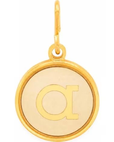 ALEX AND ANI AND CS15C77 CHARM BUCHSTABE A