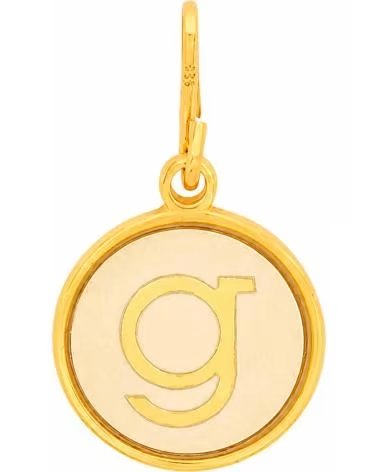 ALEX AND ANI AND CS15C83 ANHÄNGER MIT BUCHSTABE G IN GOLDTON