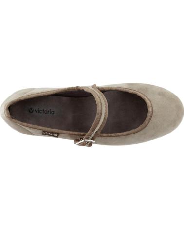 Ballerinas für Mädchen VICTORIA 104913 E TERCIOPELO BEIG