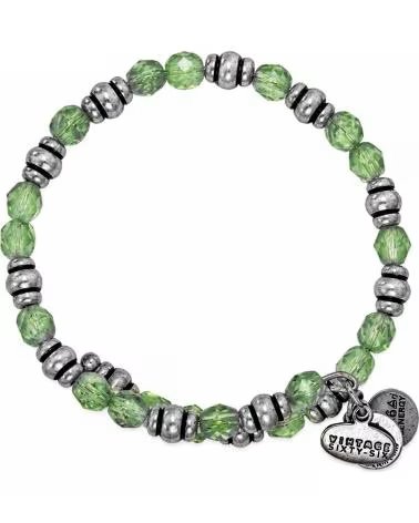 ALEX AND ANI PULSERA AND VW344RS CON CUENTAS VERDES Y ABALORIOS