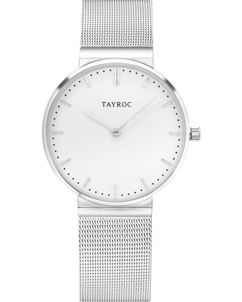 TAYROC RELOJ TY144 MINIMALISTA DE ACERO GRIS