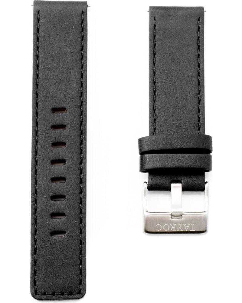 TAYROC CORREA DE RELOJ TY82 EN PIEL NEGRA NEGRO