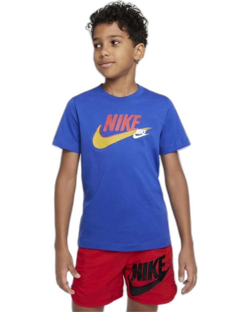 NIKE CAMISETA DE MANGA CORTA FD1201-480 EN PARA NINOS AZUL