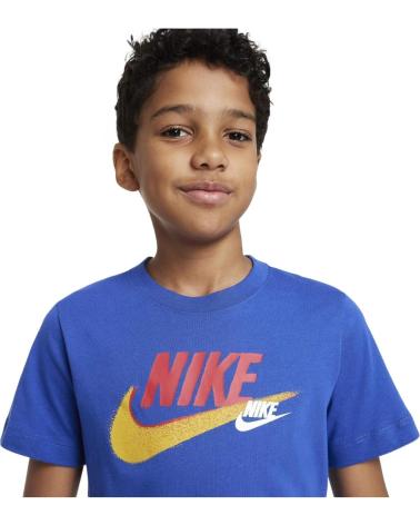 NIKE CAMISETA DE MANGA CORTA FD1201-480 EN PARA NINOS AZUL