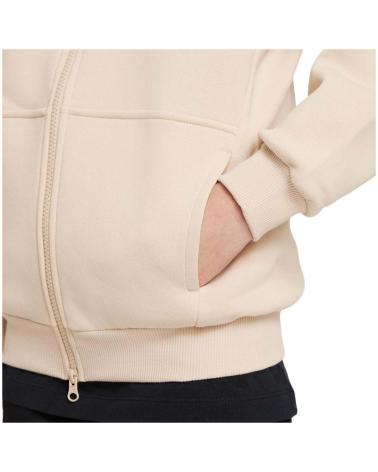 NIKE SUDADERA CON CAPUCHA FD2931-126 EN PARA NINOS UNISEX BEIGE