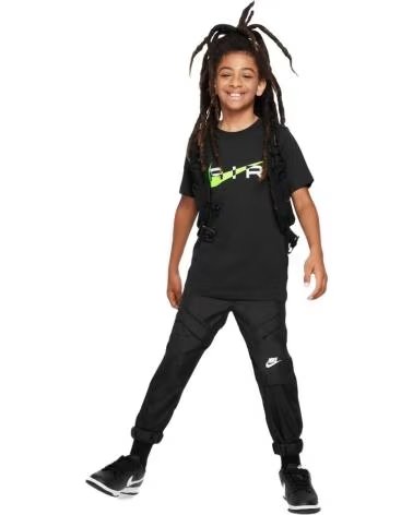 NIKE CAMISETA DE MANGA CORTA FV2343-011 EN PARA NINOS UNISE NEGRO