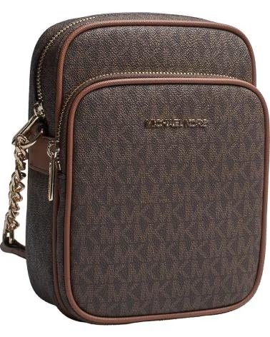 MICHAEL KORS BOLSO MUJER BANDOLERA PORTATODO MEDIANO JET SET TRAVEL 35F1G MARRóN