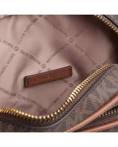 MICHAEL KORS BOLSO MUJER BANDOLERA PORTATODO MEDIANO JET SET TRAVEL 35F1G MARRóN
