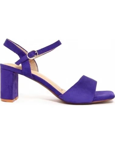 MONTEVITA SANVESTI SANDALEN AUS VIOLETTEM WILDLEDER PURPLE