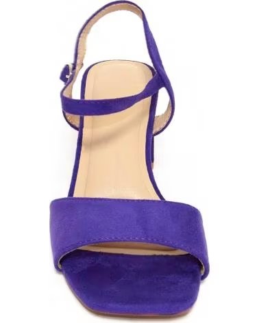 MONTEVITA SANVESTI SANDALEN AUS VIOLETTEM WILDLEDER PURPLE