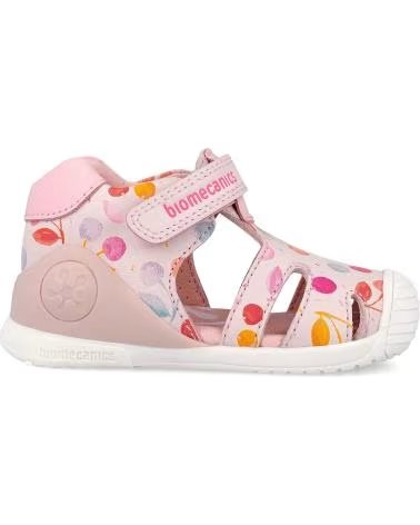 BIOMECANICS SANDALIAS NINA MODELO 262104B COLOR ROSA COTTON