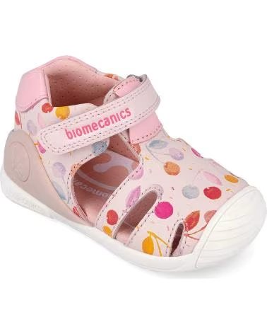 BIOMECANICS SANDALIAS NINA MODELO 262104B COLOR ROSA COTTON