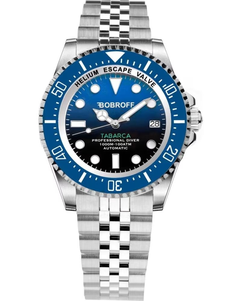 BOBROFF BF0003BA-BFSTJ UHR AUS EDELSTAHL PLATEADO