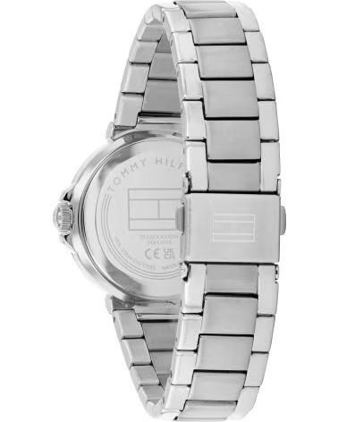 TOMMY HILFIGER UHR MIT GRÜNEM ZIFFERBLATT UND ZWEIFARBIGEM ARMBAND GRIS