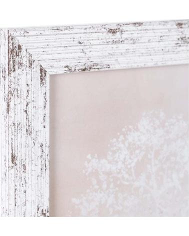 IXIA PORTARRETRATOS EN MADERA BLANCO ESTILO RÚSTICO