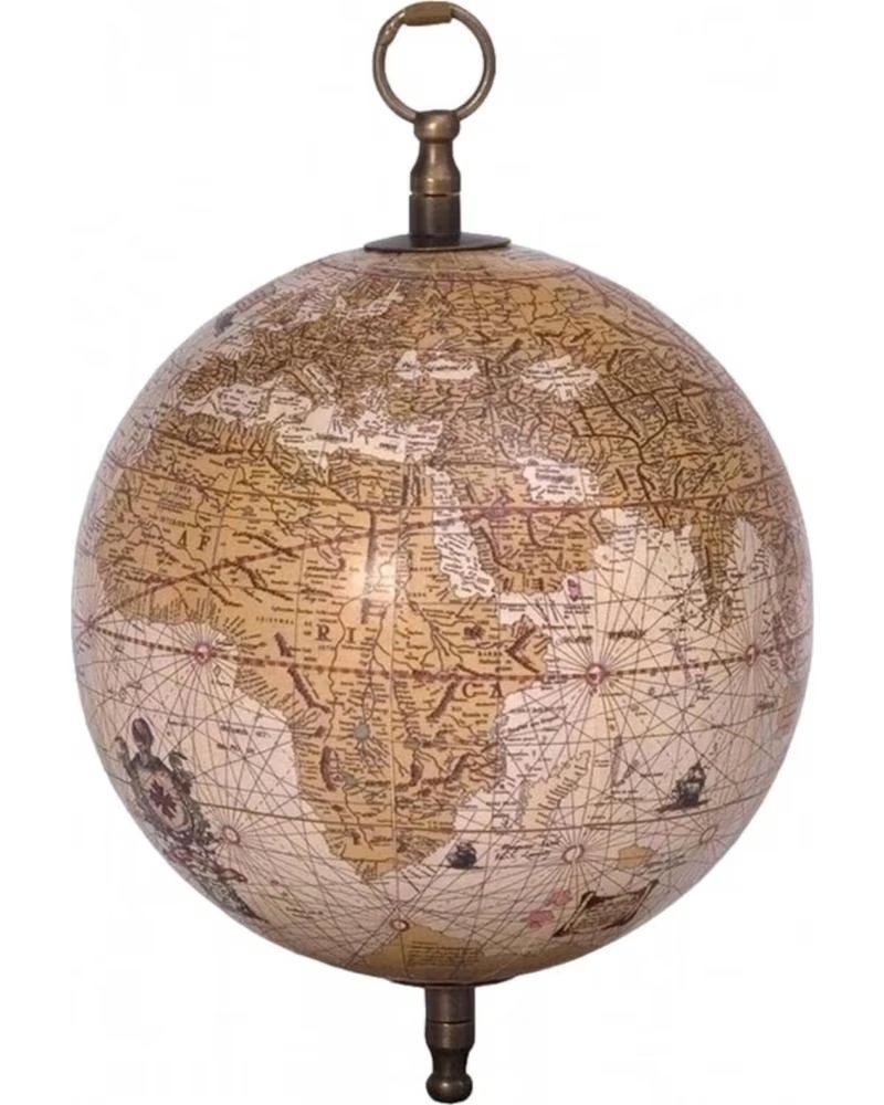 BATELA GLOBO TERRESTRE GC14C ESTILO VINTAGE MARRON