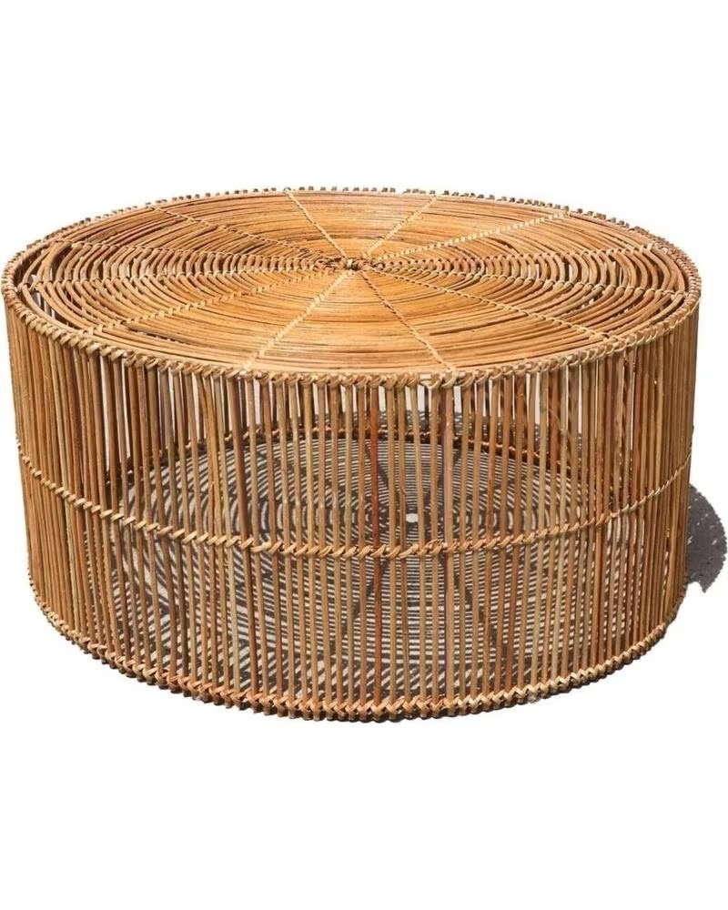 FOIMPEX MESA DE CENTRO REDONDA 70259 ESTILO NATURAL MARRON