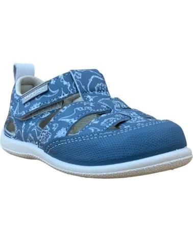 ZAPY SANDALO CHIUSO CON STAMPA BLU AZUL