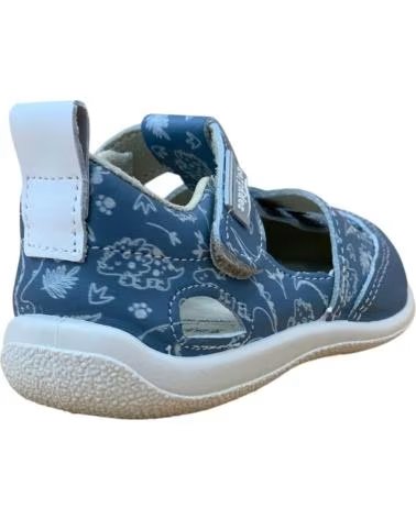 ZAPY SANDALO CHIUSO CON STAMPA BLU AZUL