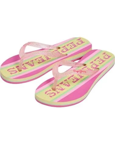 PEPE JEANS CHANCLAS PGS700005-357 EN ROSA PARA NINAS FUCSIA