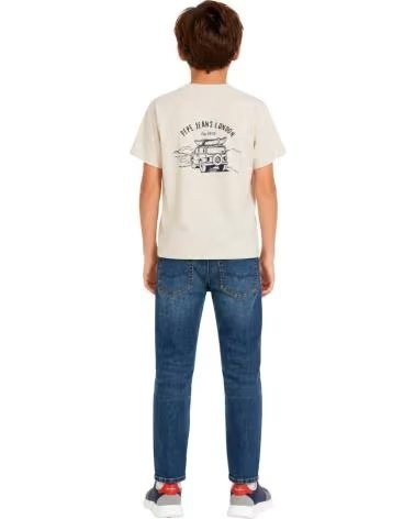 PEPE JEANS CAMISETA DE MANGA CORTA PB5000079-808 EN PARA NINOS BLANCO