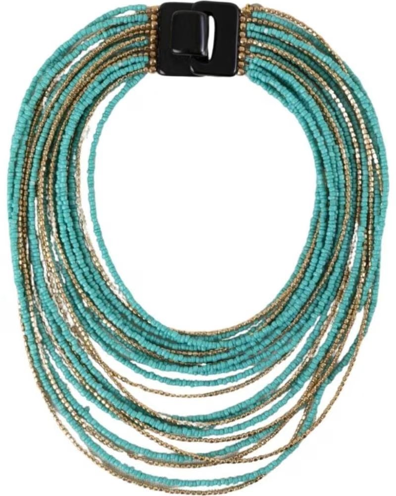 LATIDO COLLANA MULTISTRATO TONALITÀ BLU AZUL