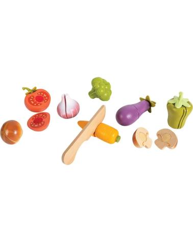 TOYNAMICS SET DE VERDURAS DE JUGUETE PARA COCINAR VERDE