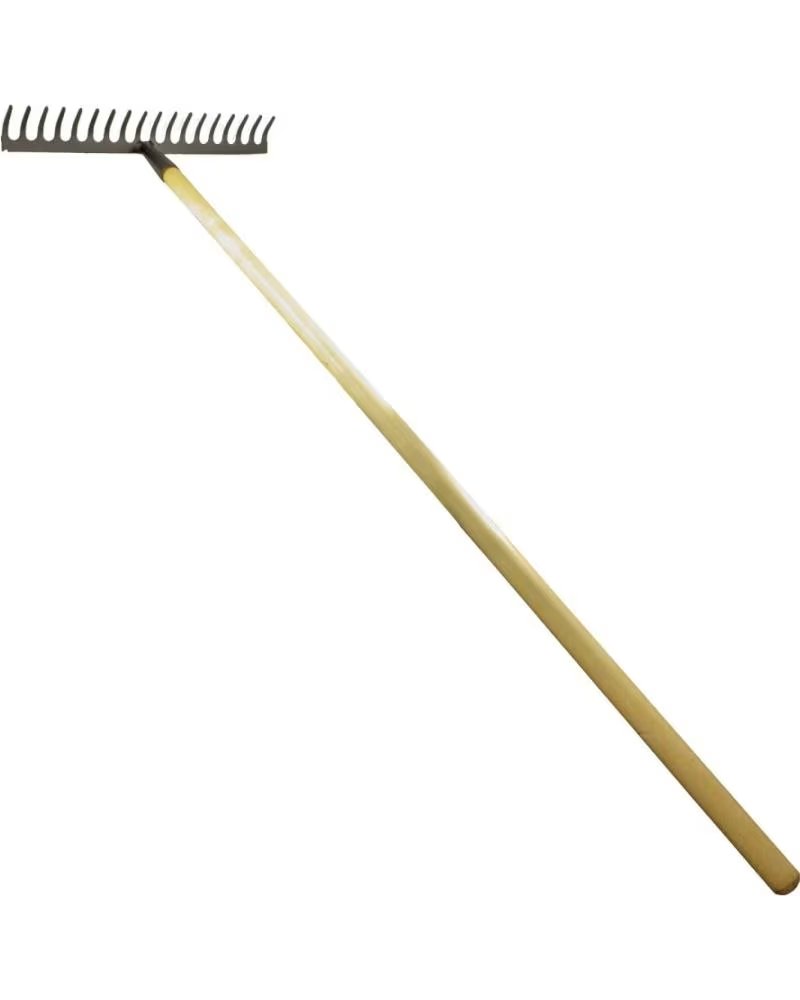 WURKO GARDEN RAKE WITH WOODEN HANDLE MULTICOLOR
