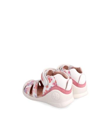 Sandalias de Niña BIOMECANICS BIOMECANICS 222107 SANDALIAS BLANCO Y FLORES