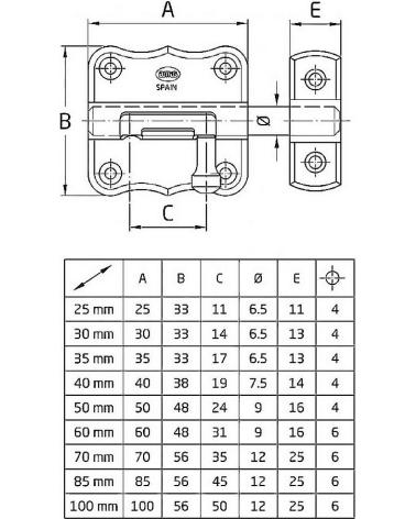 AMIG CERROJO DE SEGURIDAD PARA PUERTAS Y VENTANAS MULTICOLOR