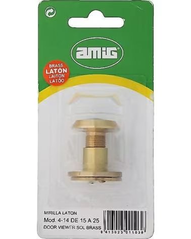 AMIG OLHO MÁGICO PARA PORTA COM TAMPA PROTETORA MULTICOLOR