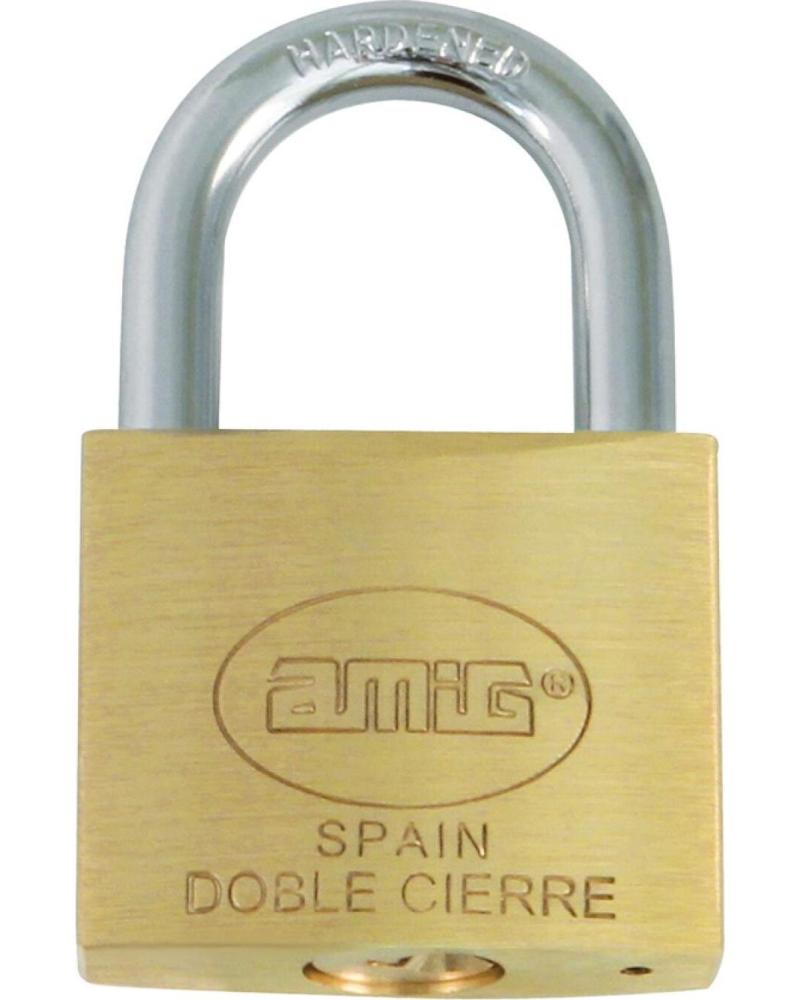 AMIG CANDADO DE LATÓN ALTA SEGURIDAD MULTICOLOR