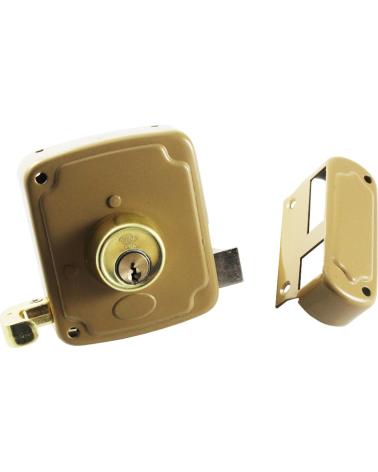 AMIG CERRADURA DE SOBREPONER PARA PUERTA CON CILINDRO DE SEGURIDAD MULTICOLOR