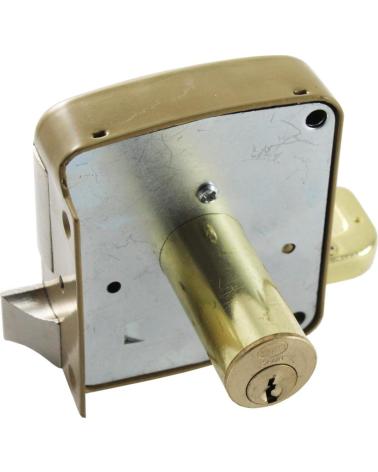 AMIG CERRADURA DE SOBREPONER PARA PUERTA CON CILINDRO DE SEGURIDAD MULTICOLOR